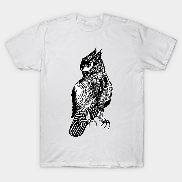 Owl T-Shirt by euglenii